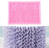 CC562 Food Grade Fondant Silicone Mold Ruffle Skirt Cake Decoration Tool