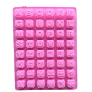 Star shaped English letters silicone chocolate mold DIY ice tray handmade soap mold