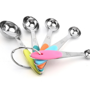 Five-in-one stainless steel measuring spoon set baking kitchen gadgets