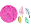 Feather Silicone Mold Fondant Cake Chocolate Decoration Mold