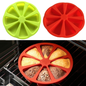 Silicone orange-shaped 8-point mold kitchen cake pizza baking model