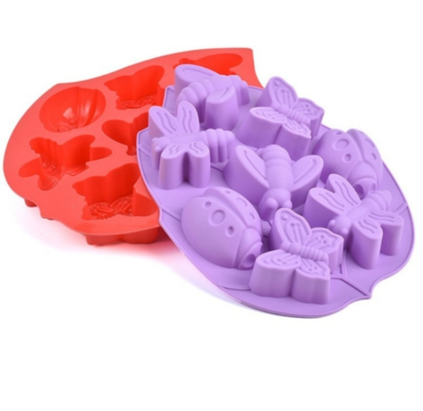 Insect silicone cake mold baking tool Size: 26.5x20.5x3.5cm