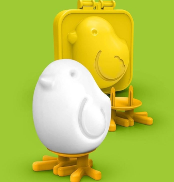 Creative personalized deformed egg silicone mold sumo egg mop seat kitchen gadget supplies