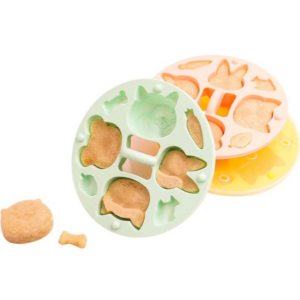 DIY silicone animal cake rice cake mold with lid, special baking tool for baby food pot