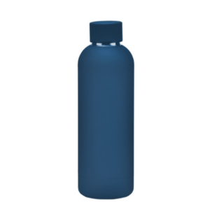 Stainless steel outdoor frosted water bottle Portable sports water bottle Rubber paint thermos cup