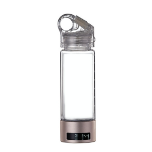 Hydrogen-rich water cup, hydrogen-absorbing glass cup with LED light