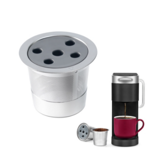For Keurig K-Supreme Plus Coffee MakerReusable Stainless Steel Filter CupFive Hole K-Cups