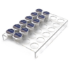 YX038 Acrylic 24 Holes Coffee Capsule Storage Display Rack