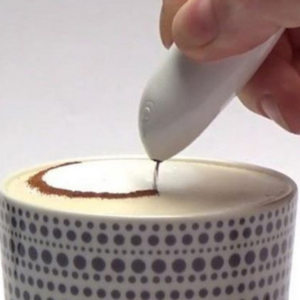 Electric Café Latte Framing Pen Cake Decorating Pen Baking Pastry Tools