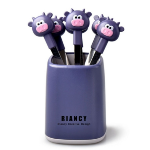 7 in 1 household cartoon stainless steel fruit fork restaurant cake snack biscuit fork