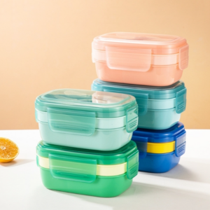 1900ML Large Capacity Microwave Lunch Box Children’s Sealed Compartment Lunch Box