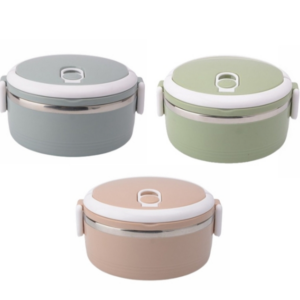 Stainless steel insulated lunch box, multi-functional student lunch box, multi-layer lunch box, sealed fresh-keeping insulated bucket/piece (random co