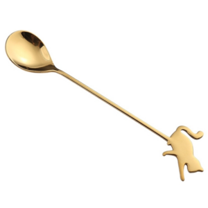 304 stainless steel cartoon pet stirring spoon and fork fruit fork dessert spoon