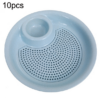 10 pieces sold, flavored dumpling plate, wheat straw double-layer draining plate