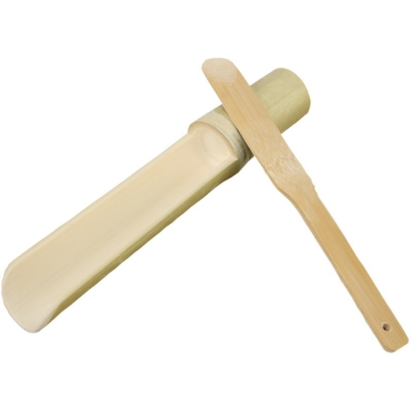 Shrimp slider bamboo tube hot pot restaurant plate