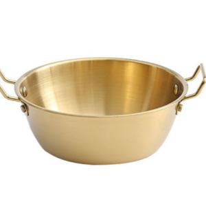 13cm 304 stainless steel thickened double-eared soup bowl snack fried chicken bowl