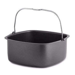 Suitable for square 3.8-8qt air fryer square non-stick cake basket baking pan