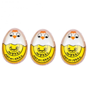 3 pieces for sale Boiled egg timer, soft-boiled egg reminder, color changing temperature sensing cartoon egg timer