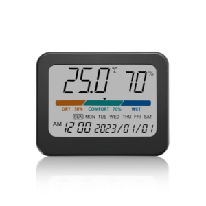 Household thermometer and hygrometer indoor thermometer color large screen display with perpetual calendar