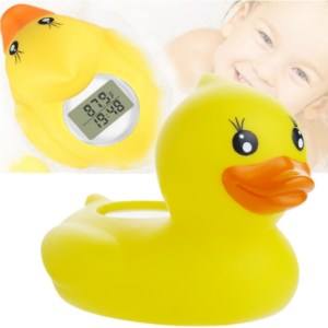 SN062 Children’s Bath Thermometer Baby Bath Duck Water Thermometer (Yellow)