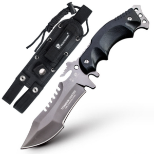 Trident Outdoor Knife Outdoor Tactical High Hardness Small Fixed Knife Wilderness Survival Self-Defense Knife