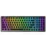 DARMOSHARK K7 98 Keys Wired Mechanical Gaming Keyboard Hot Swappable Gateron Switch RGB PBT Keycaps Type-C Gaming Keyboard – Yellow/Silver Switch
