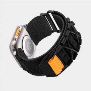 Nylon Canvas Loop Velcro Band For Apple Watch