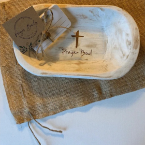 Prayer Bowl Dough Bowl Cross religious gifts