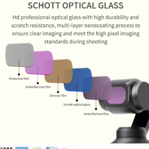 For DJI OSMO Pocket 3 JSR CB Series Camera Filter, Filter:12-in-1 UV CPL ND/PL STAR NIGHT