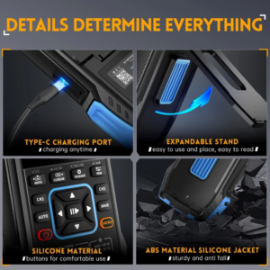 FNIRSI 2C23T 3IN1 Dual Channel 10MHZ 2 50MS/s Handheld Digital Oscilloscope Multimeter + Function Signal Generator