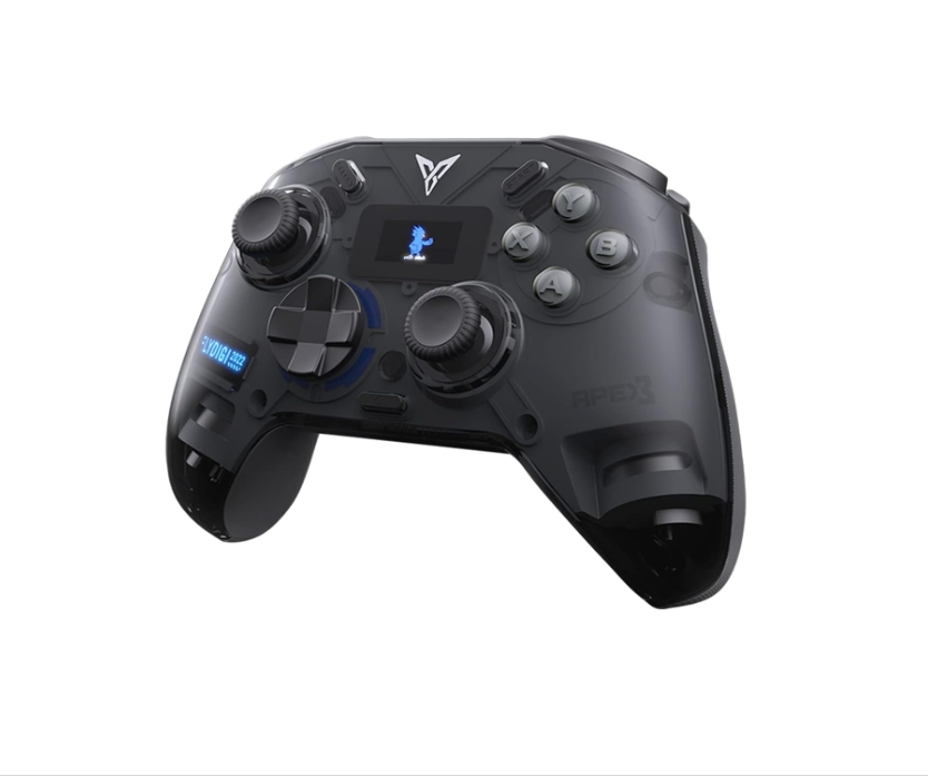 FLYDIGI Apex 3 Elite Gaming Controller, Force Feedback Trigger, Full-Color LED Display, Multi-Platform Controller for Windows PC, Android, IOS, TV Box