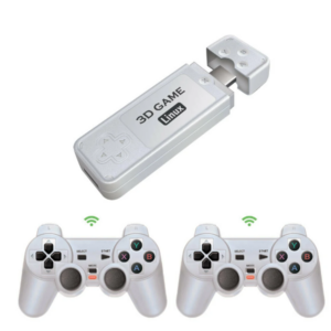 Hanhibr Y6 2.4G Wireless Game TV Stick Retro Game Console 4K 60fps HDMI-Compatible Output Bulit-in 10000 Games Support 40+ Gaming Emulators Portable V