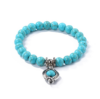 eyes Women’s Beaded Bracelet with Turquoise in Ethnic Style