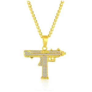 Subtle Chunky Exaggerated Hip Hop Necklace Choker