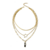 Five-Star Triple Layer Women’s Metal Elegant Necklace Choker