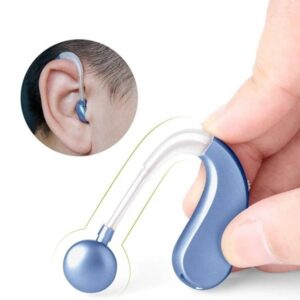 Wireless invisible charging hearing aid for elderly people with hearing loss and back of ear hearing aid