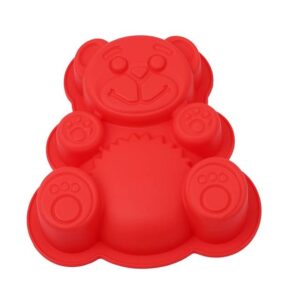 Silicone teddy bear cake mold cartoon mold DIY baking tool