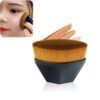 Petal Foundation Brush BB Cream Makeup Brush Loose Powder Brush Tablet Set Makeup Brush (Black)