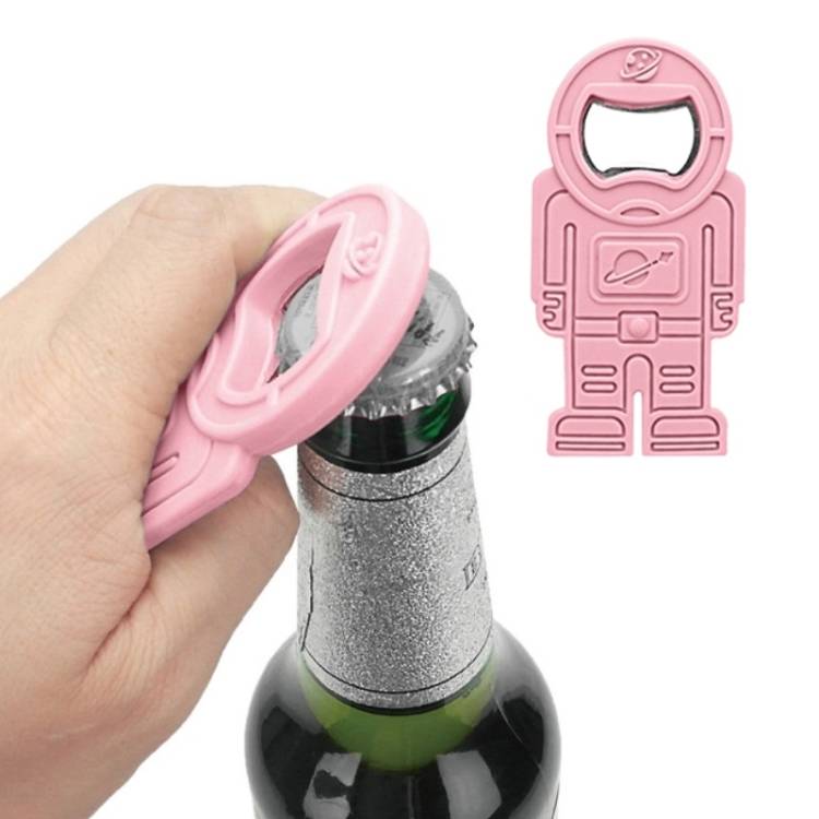 Creative Beer Bottle Opener Silicone Astronaut Shape Screwdriver