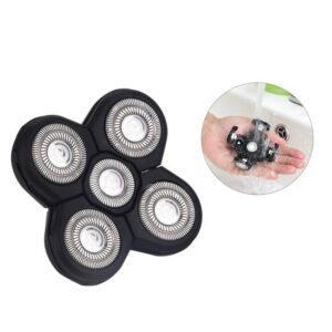 Replacement shaving head Electric shaver 5D independent floating head Waterproof stainless steel razor blade