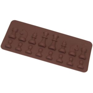 Silicone chess chocolate mold rock sugar soap mold
