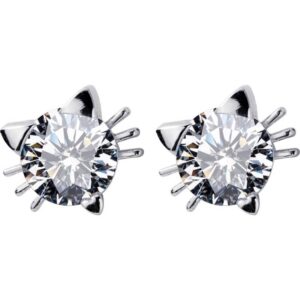 Cute Cat Zircon Women’s Earrings