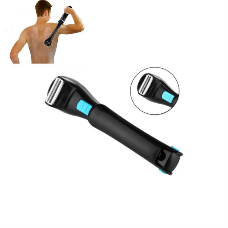 Foldable long handle back electric shaver