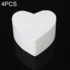 Four one heart shaped prosthesis foam baking sugar cake decoration practice mold
