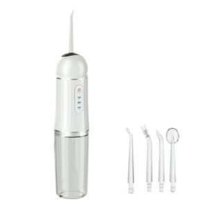A9 Home Electric Portable Tooth Rinser Oral Care Floss and Tooth Rinser 4 Spray Heads