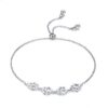 Cute Pet Claw Mark Bracelet S925 Pure Silver Animal Dropping Oil Bracelet