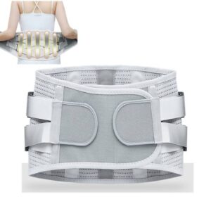 Steel plate support for warmth and breathability, waist brace for waist correction