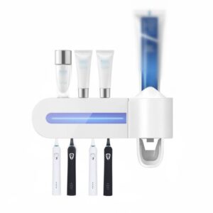 Intelligent toothbrush sterilizer ultraviolet sterilization electric wall mounted toothbrush cup holder
