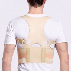 Adjustable magnetic posture corrector for men and women, adult back posture correction belt to correct spine, anti-hunchback lumbar correction belt XL