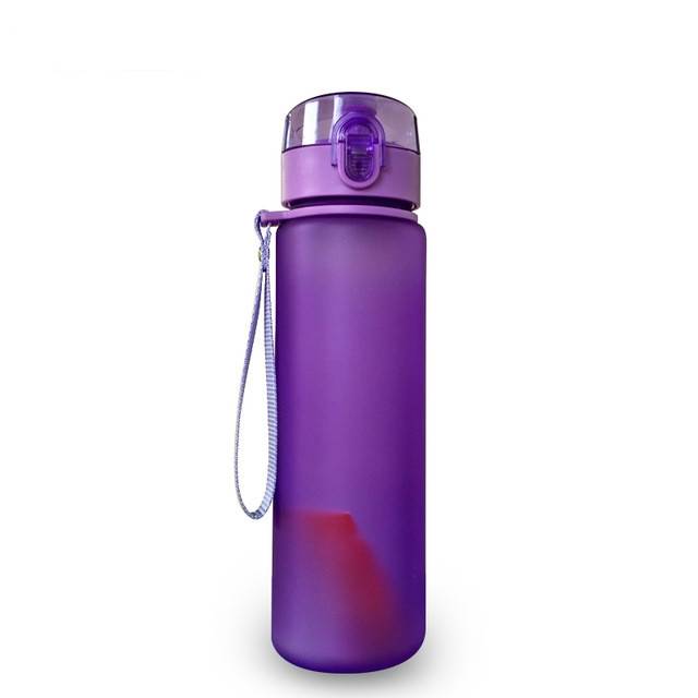 Leak-proof Sports Water Bottle Tour Hiking Portable Bottles Size:560ml